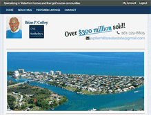 Tablet Screenshot of jupiterhillsrealestate.com